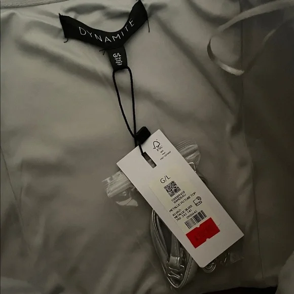 Silver Tube Top - Picture 3 of 4